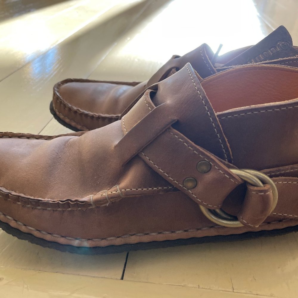 Quoddy Leather Ring Boots Made in Maine Size 8.5